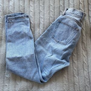 LIGHT WASH PACSUN HIGH WAISTED JEANS